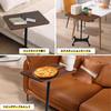 KLD Standing Desk for Side Bedside Sofa Bedroom Coffee Laptop Projector Easy Suitable for Meeting and Paraffin Wood Finish Laptops, Table, Table,