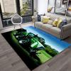 3D Retro Auto Traktor LKW Serie Teppich für Zuhause Wohnzimmer Schlafzimmer Sofa Fußmatte Dekor, Kinderzimmer Teppich Rutschfeste Bodenmatte