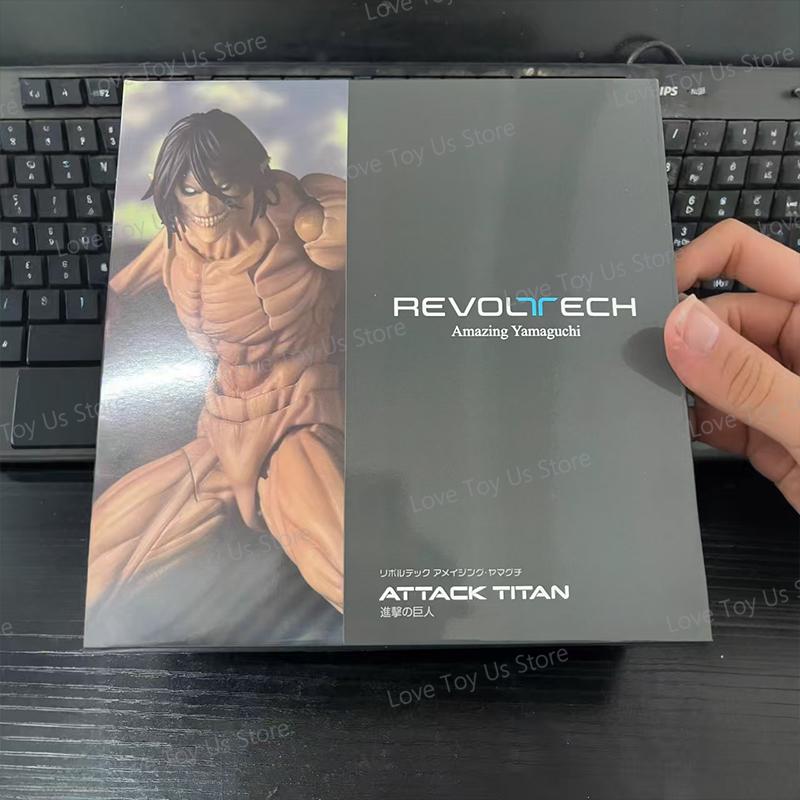 Атака Титанов Эрен Йегер Фигурка Действия Revoltech Amazing Yamaguchi Эрен Йегер Модель Игрушки Фигурки Подвижная ПВХ Коллекционная Кукла