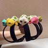 Popular Furry Plush Turtle Hair Rope/Hairband for Adult Girl Cartoon Brooch Pin Lovely Hair Tie Tortoise Ponytail Holder