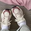 Internet celebrity 2025 spring and autumn new milk cover dad shoes women thin thin professional running shoes sports shoes tide