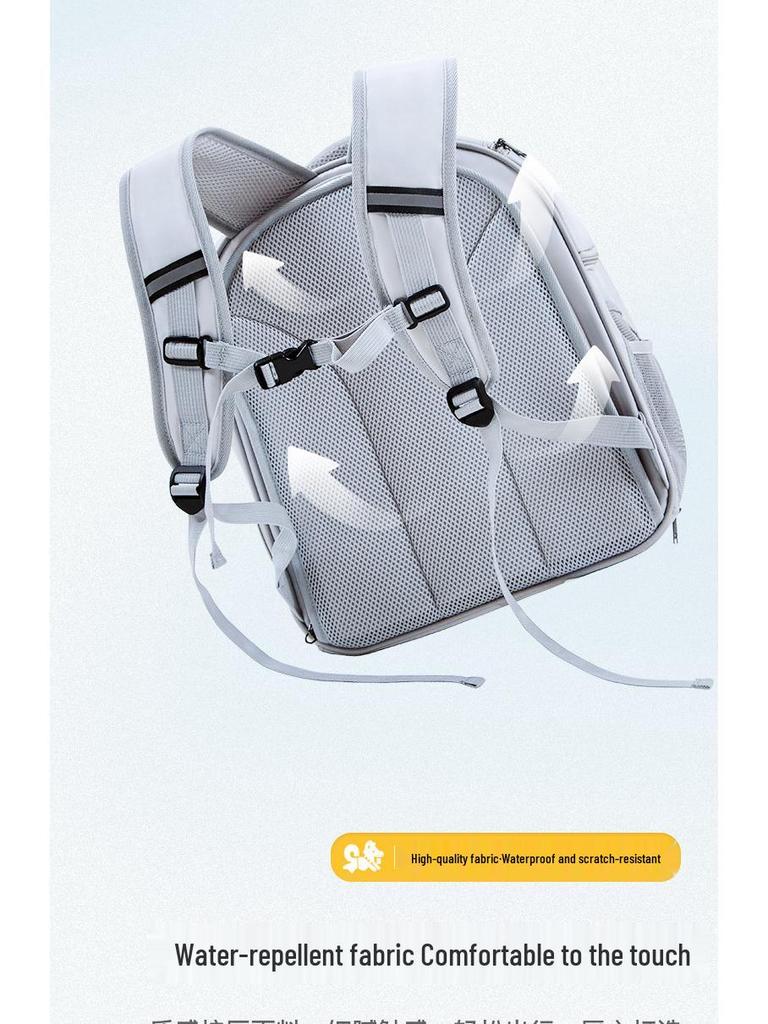 Erweiterbarer Katzen- und Hunderucksack: Tragbarer, Faltbarer, Großvolumiger Träger für Haustiere