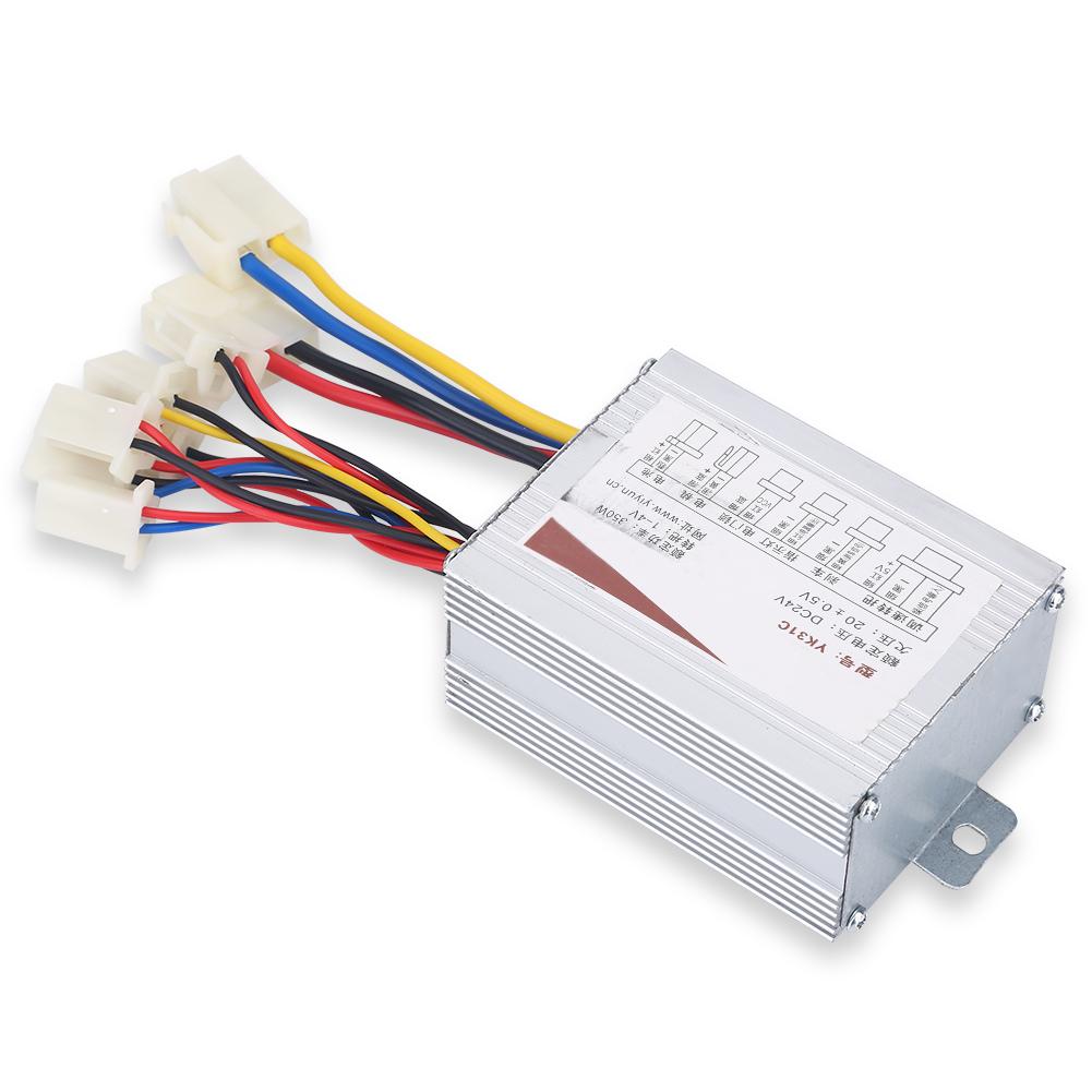 24V 350W Motor Brushed Controller Box for Electric Bicycle Scooter Ebike