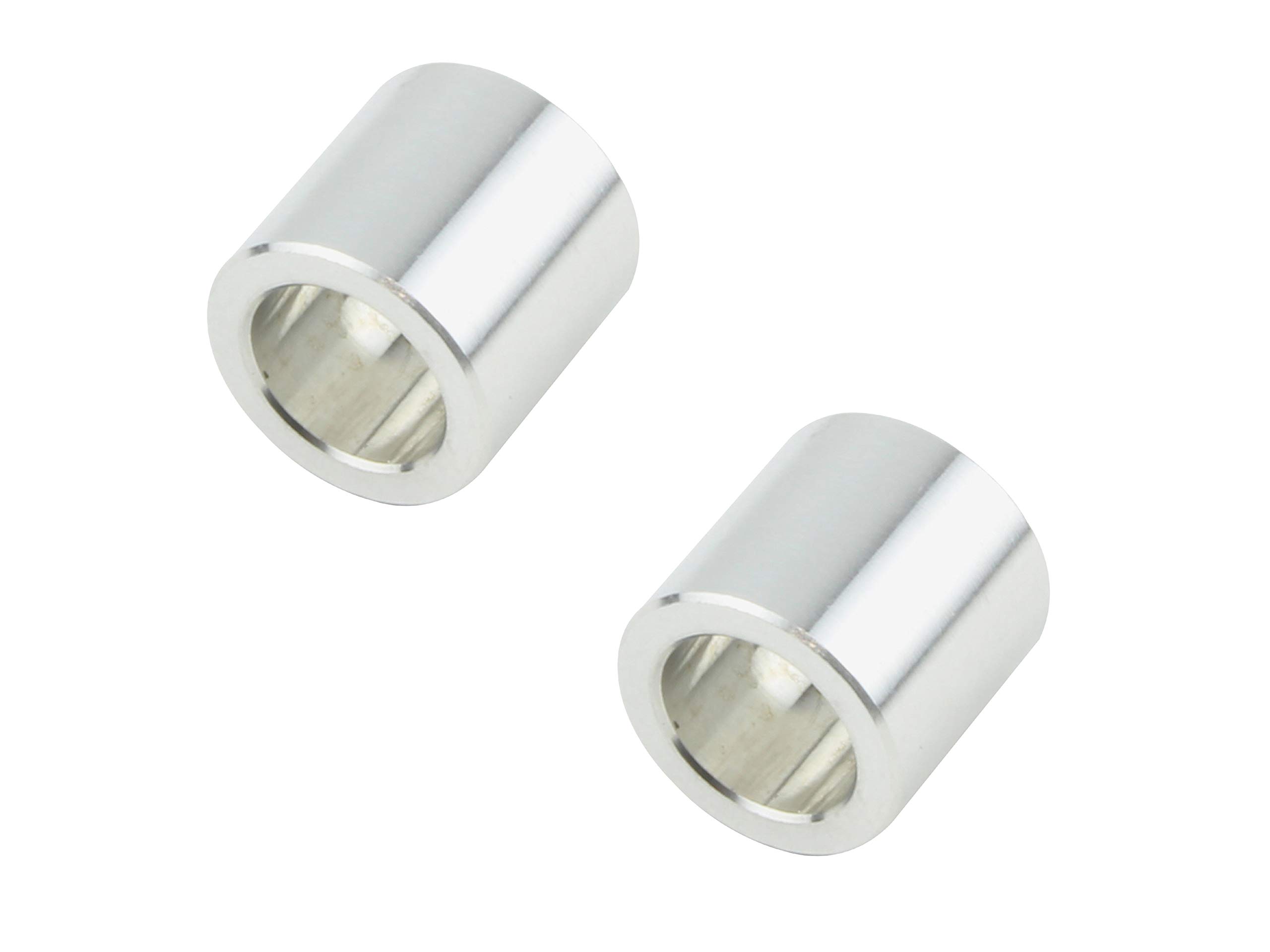 

POSH 101208 Кронштейни для мотоциклетного обладнання Проставка, 2 шт. 8.6mm×12.4mm×12mm срібний