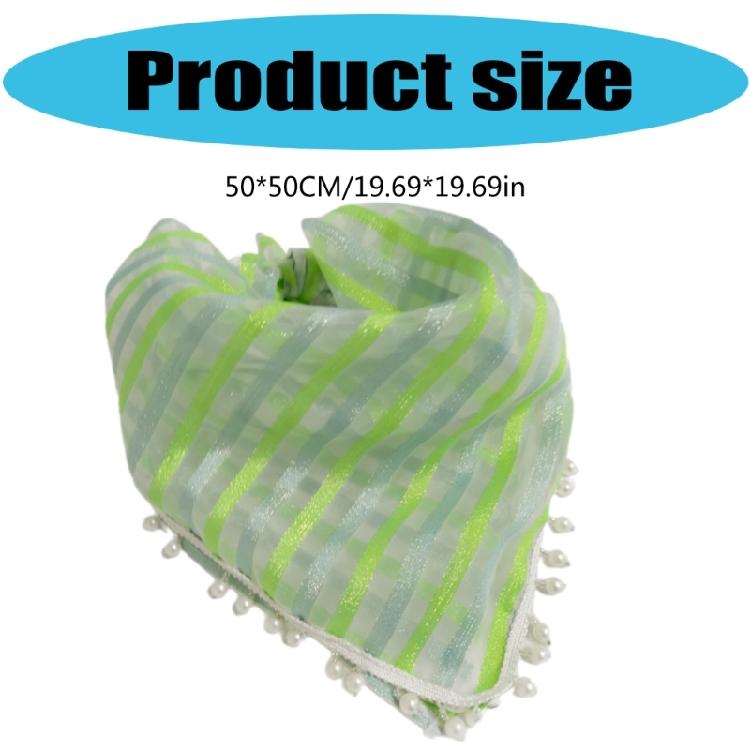 Trendy Triangular Neck Shawl Neckerchief For Lady With Soft Fabric And Decorative Tassels for Women Spring Everday Wear