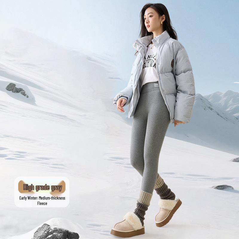 

Women s Slimming Extra Thick Lambswool Cotton Pants - Warm Velvet, Non-Bulky, Perfect for Autumn and Winter. L