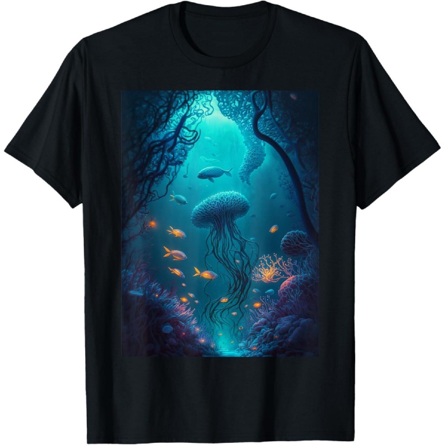 

Enchanting underwater world T-Shirt XXXXXL чорний