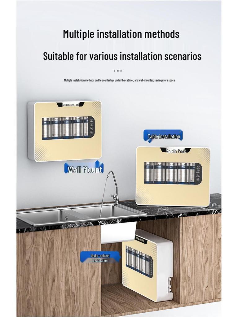 Five-Stage Ultrafiltration Direct Drinking Water Purifier for Home Kitchen