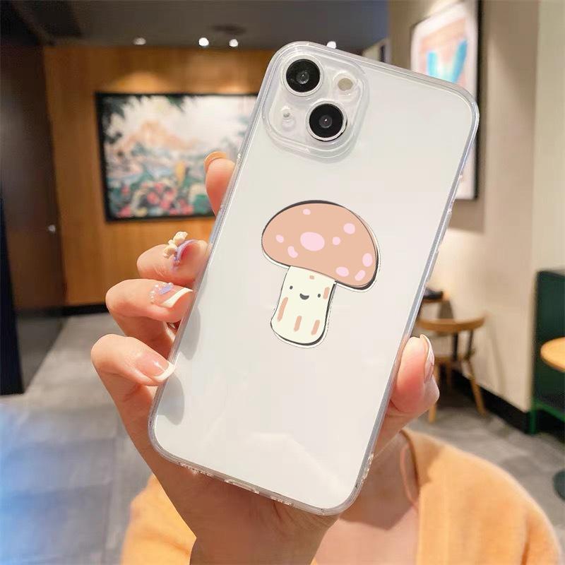 

Роскошный мягкий чехол для телефона Kawaii с милыми рисунками панды и цветами для iPhone 15 14 13 12 11 Pro Max XS X XR 7 8 Plus, противоударный чехол iPhone 13 Pro