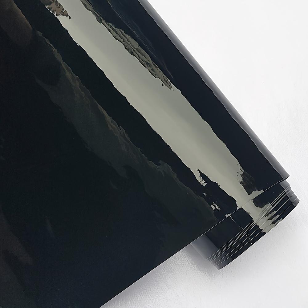 Ultra Glossy Piano Black Car Wrap Vinyl Film Gloss Stickers Self Adhesive Auto Decal Bubble Free Console Computer Laptop Skin