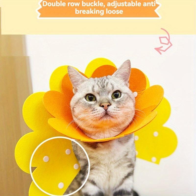 Flower Shape Pet Collar Cat Dog Neck Recovery Medical Circle For Anti-Bite Lick Surgery Wound Healing Pet Protective Collars