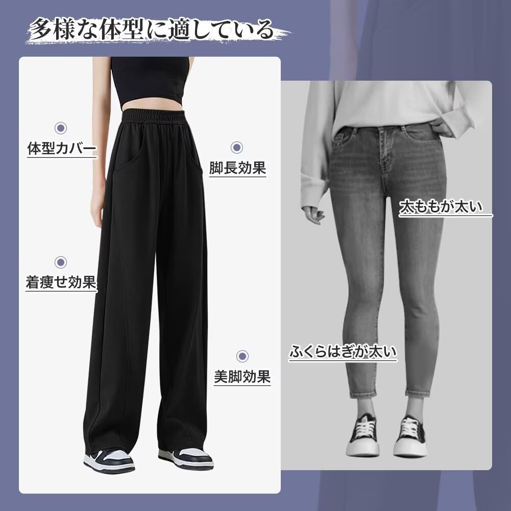 Pantaloni de trening largi lungi activi frumoși uni cu corp [Rovidorx] Femei, Pantaloni, Toamnă/Iarnă, Trening, Articole de jos pentru femei, Pantaloni, Articole de jos, Pantaloni,