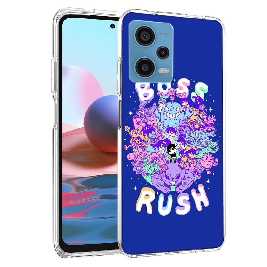 Game O-Omori C-Cartoon Phone Case For Redmi Note 13 12 14 15 Pro Plus 13R 11 11T 11E 11S 10 Pro 10S 9 9S Cover Cell Clear TPU Ca