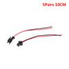 5Pairs 10/20Cm Long Sm 2Pins Plug Male To Female Terminal Wire Connector