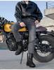 Comfortable, Wear-Resistant Motorcycle Riding Boots with Track-Level Protection