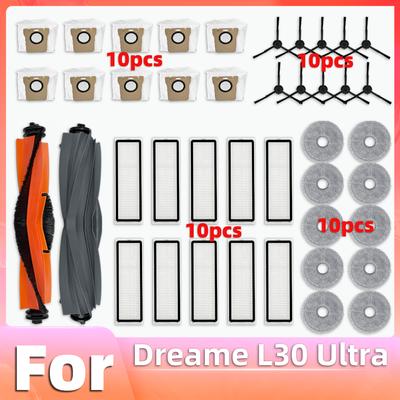 Kompatibilní pro Xiaomi Dreame L30 Ultra Robotický vysavač Hlavní boční kartáč HEPA filtr Mopovací podložka Sáček na prach Náhradní díly Příslušenství