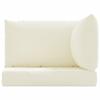 VidaXL Pallet Cushions 3 Pcs Cream White Oxford Fabric 315066