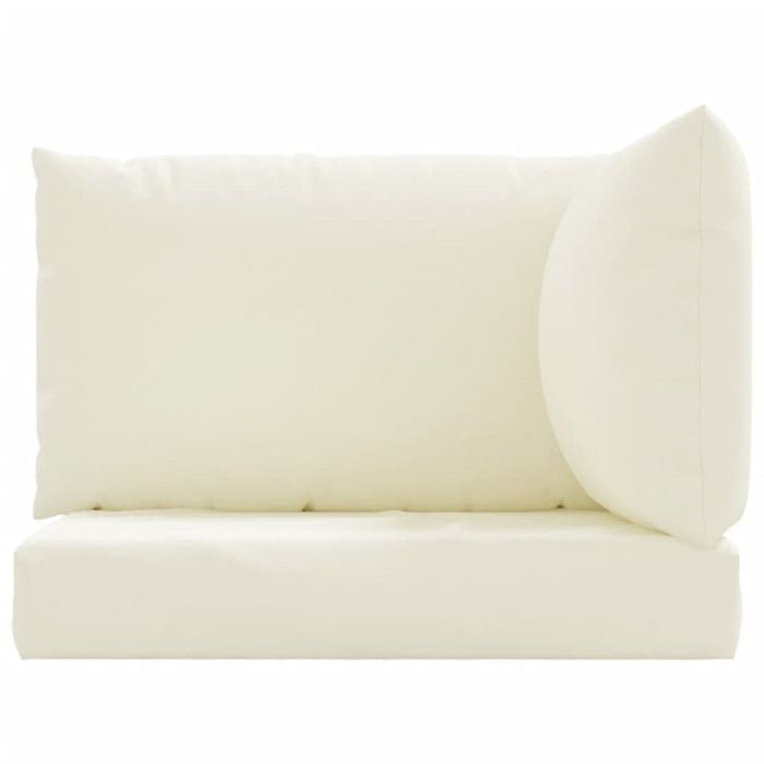 VidaXL Pallet Cushions 3 Pcs Cream White Oxford Fabric 315066