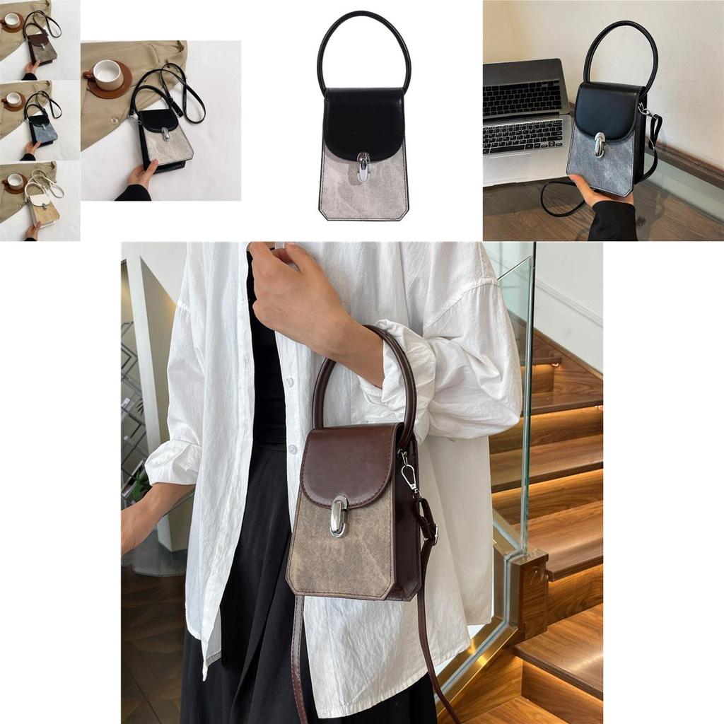 Stylish And Versatile Pu Mini Crossbody Bag For Women With Vintage Chic Design