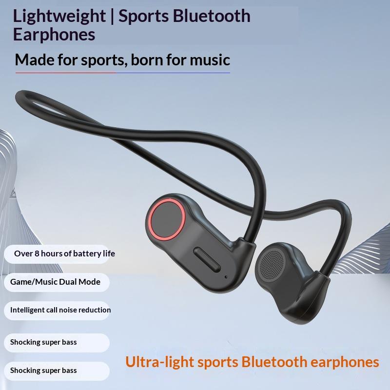 Ultra Light Open Ear Bluetooth Sports Headphones With 8H Playtime And Noise Cancelling Perfect For Running Hiking Gym Daily Use