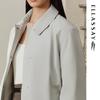 ELLASSAY Women's Elegant Goose Down Trench Coat