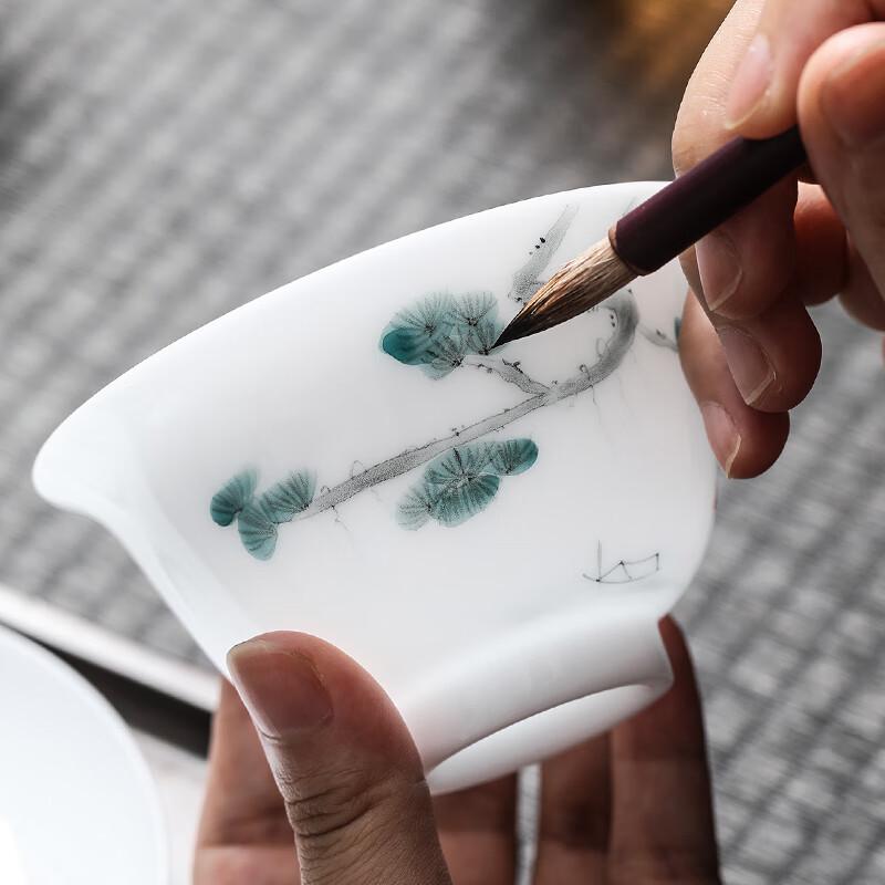 MULTIPOTENT Hand-Painted Sancai Gaiwan Tea Bowl