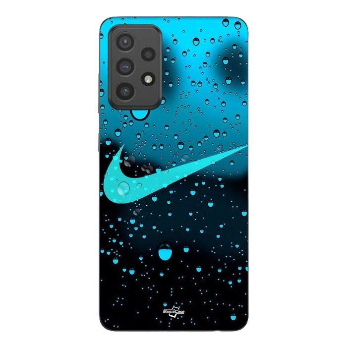Coque de téléphone - MANIACASE - Samsung Galaxy A72 - Silicone - Noir - Goute d'eau