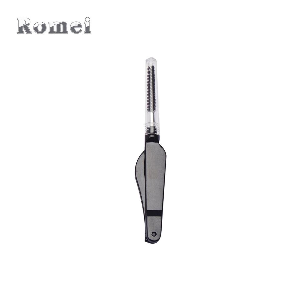 Dual-Use Stainless Steel Eyelash & Eyebrow Brush Comb for Makeup & Extensions