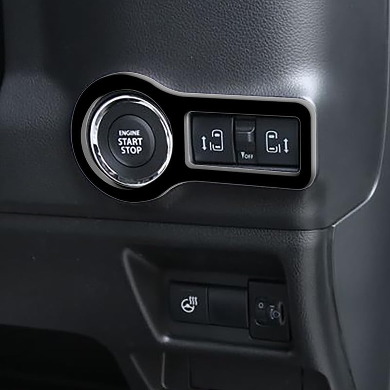 AKUSESARI SPA-QDB Suzuki New Spacia Custom MK54S MK94S Engine Start Starter Ring, Aluminum Cover,