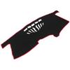 Car Dashboard Cover Mat to Avoid Light, Colorfast, UV Resistant, Installation, Replacement for 2012-2016 with Vents and Openings for