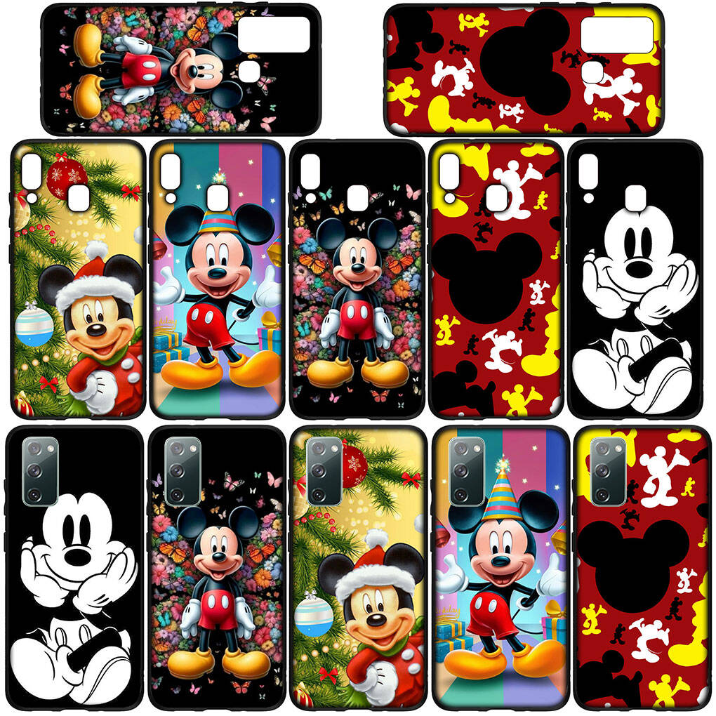 Phone Case for Samsung Galaxy S25 S23 S22 S21 S20 S24 Ultra FE A05 A06 A15 A16 A36 A37 A35 A54 A55 A56 A57 A25 A26 A53 A17 Mickey Comics Mouse Cover