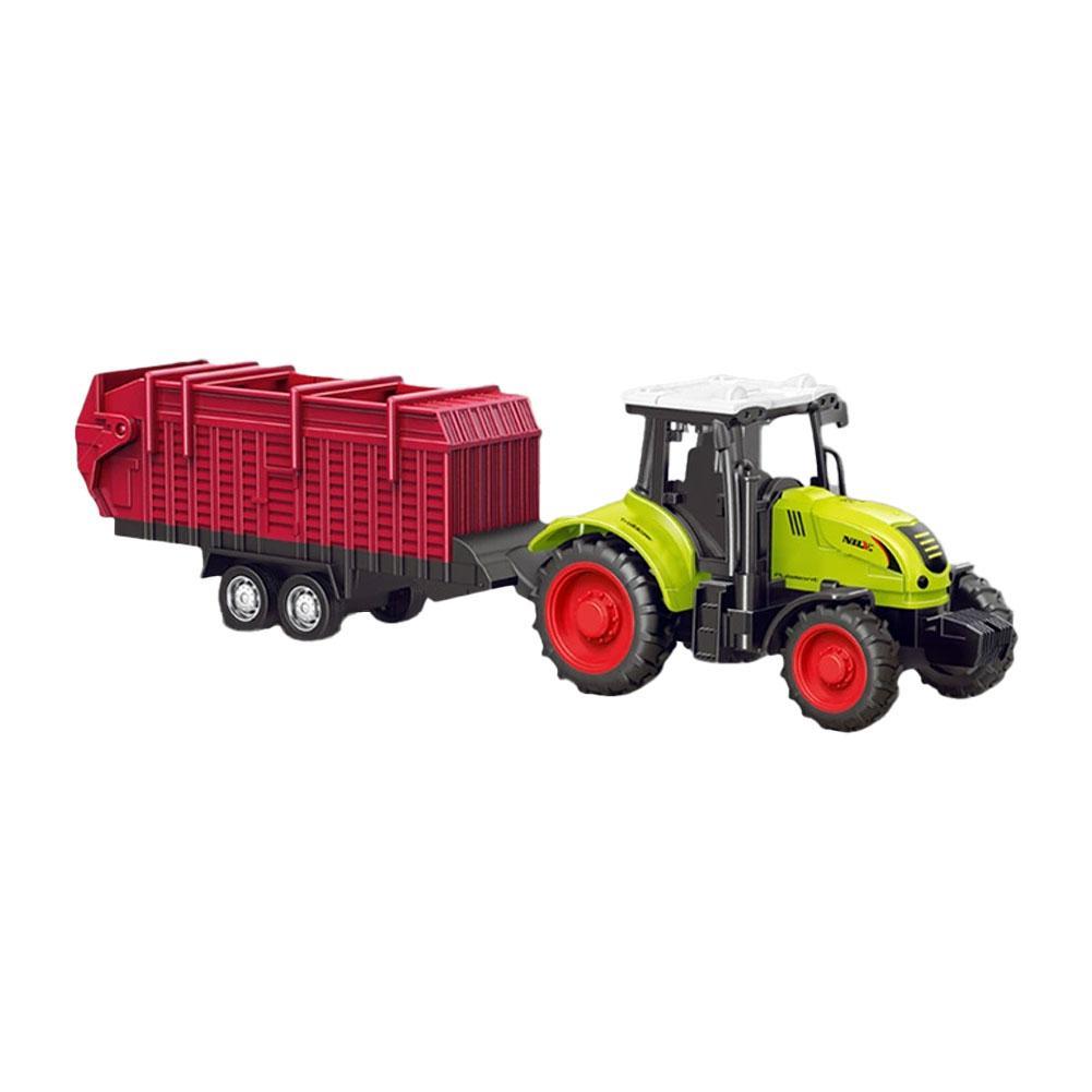 Simulations-Landwirtschaftsfahrzeuge Mini-Automodell Ingenieurfahrzeugmodell Traktor Ingenieurfahrzeug Traktor Spielzeugmodell für Kinder Geschenk