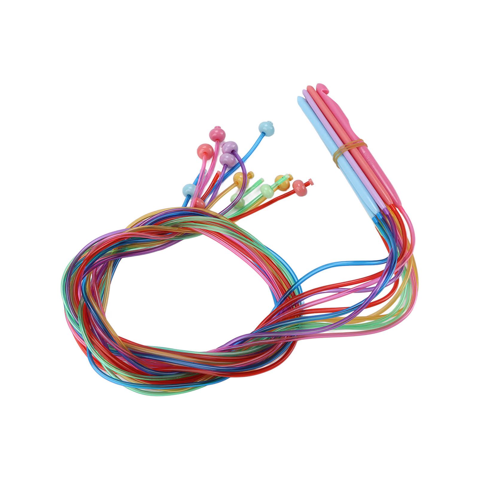 

12 шт. крючки 1,2 метра афганский ковер пластиковые вязальные инструменты для домашнего ткачества