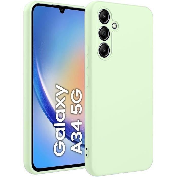 Case - Samsung - Galaxy A34 5G - Liquid Silicone - Ultra Slim - Anti-slip