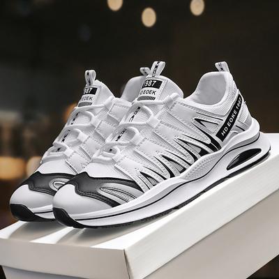 Summer New Sports Shoes Men's Shoes Mesh Breathable Lightweight Casual Shoes Fashion Versatile Shoes Soft Sole Wear-resistant Non-slip