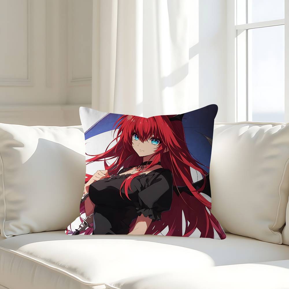 

Anime R-Rias-Gremory Pillow Cushion Cover Pillowcase Living Room Sofa Home Decor Customized 16x16Inch