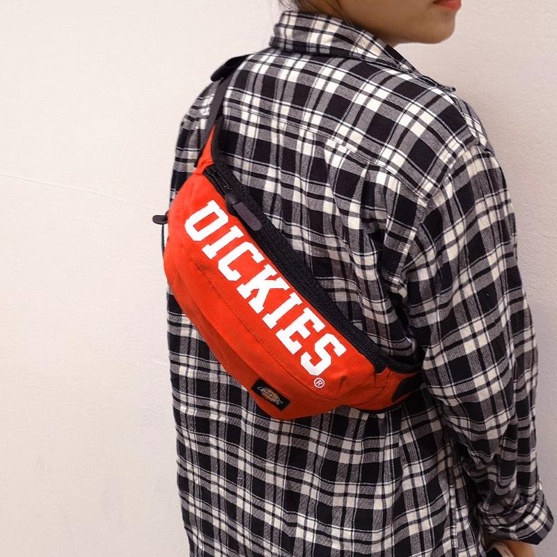New Dickies Canvas Shoulder Bag, Crossbody Bag, Canvas Bag, Sling Bag, Fanny Pack Regular Unisex Orange 191U90LBB58OG03