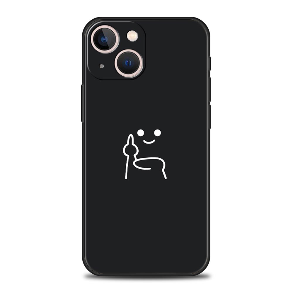 Cute Middle Finger Phone Case For Samsung Galaxy S26 S25 S24 S23 S22 S20 Ultra S21 FE 5G S10 Plus TPU Shockproof Cover