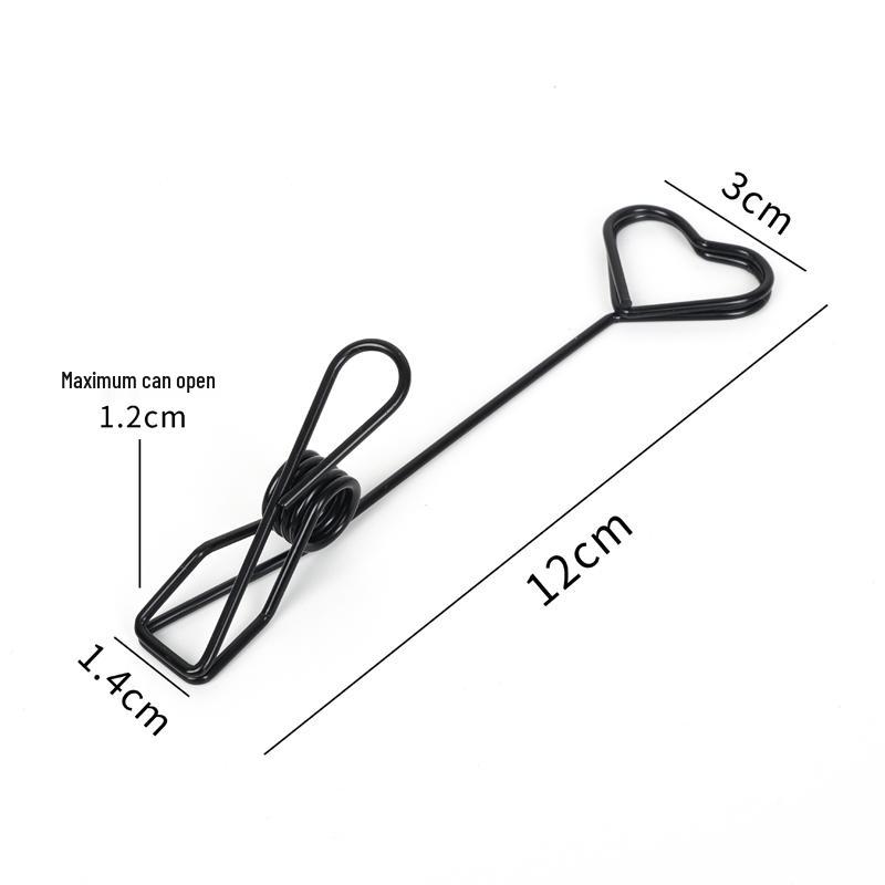 Support Clip Double Face en Acier Inoxydable pour Notes et Photos