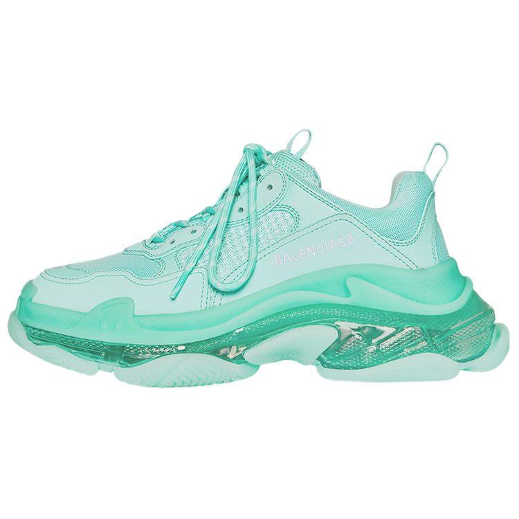 Balenciaga Triple S Clear Sole Green 541624W2GA14500