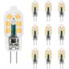 G4 LED Bulb 12V - AIMOONSA - Akynite G4 LED - 2W (equiv.10-20W) - Neutral White 4000K - Pack of 10