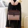 Leather Women's Bag, Fashionable and Retro Korean Style Versatile Shoulder Bag, Women's Leather Color Bucket Bag