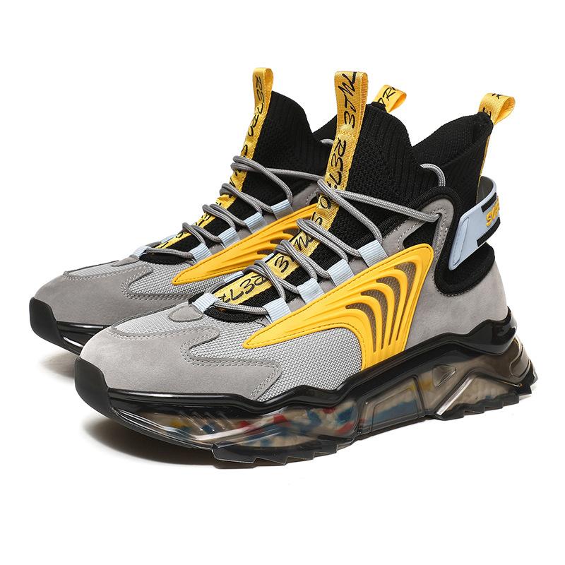 Shoes Men's New Autumn Graffiti Chinese Style Sports Shoes Versatile Air Force One Basketball High-top Shoes