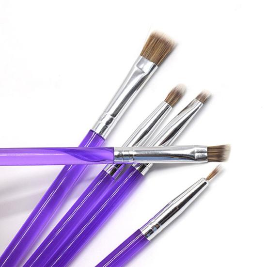 5Pcs Cake Decorating Brushes Set Food Safe Synthetic Bristle Cake Brushes Easy To Clean Cake Coloring Pen for Cake Decorating And Baking