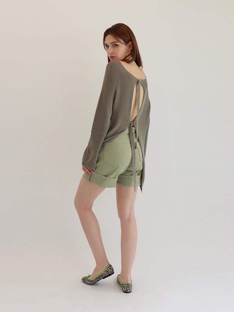 BLAHBANG Whole Garment Sexy Back (Khaki)