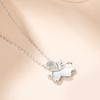 Cute Dreamy Unicorn Clavicle Necklace Sweet White Mother Of Pearl Jewelry For Women