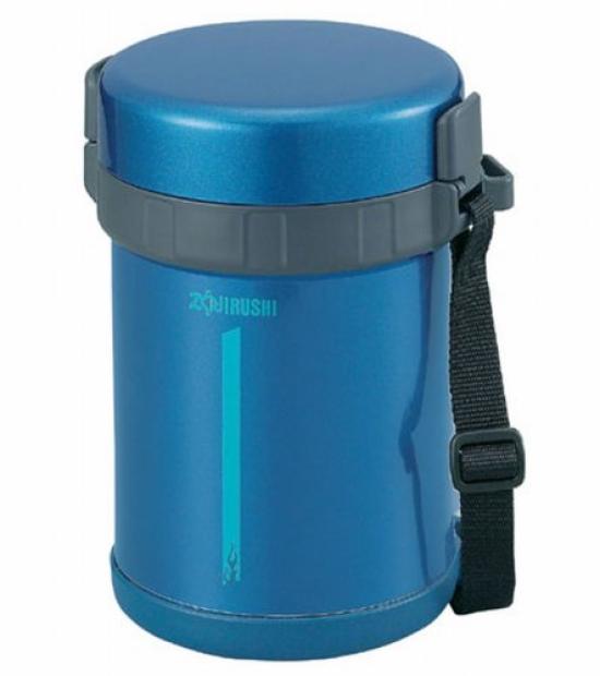 

ZOJIRUSHI Stainless Lunch Jar Bento Metallic Blue SL-GE18-AH синий