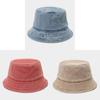 Vintage Denim Fisherman Hat With Wide Brim For Sun Protection And Casual Style