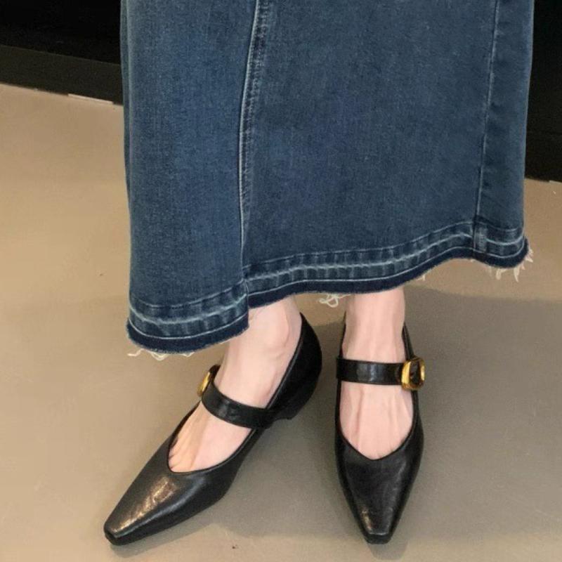 Pointed Toe Women Heeled Shoes Shallow Fashion Loafers Shoes Dress Autumn 2025 Casual New Trend Designer Luxury Chaussure Femme