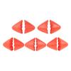 5 Pairs Pointed Shoe Filler Insert PU Foam Thick Soft Toe Cushion Fillers Half Size Shoe Filler For High Heels